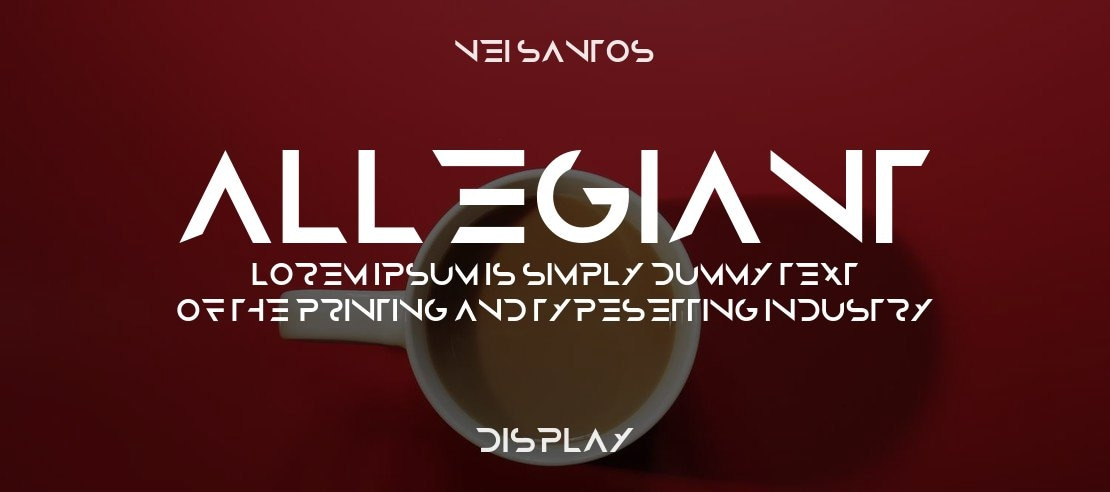 ALLEGIANT Font