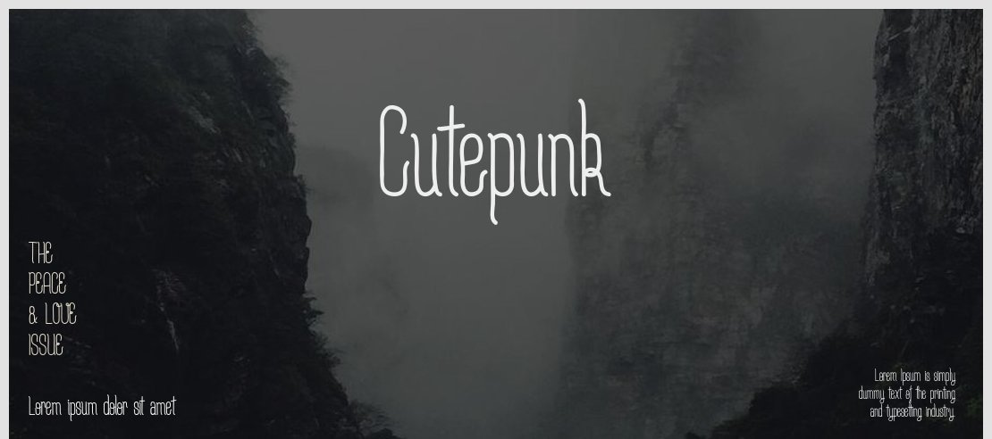 Cutepunk Font Family