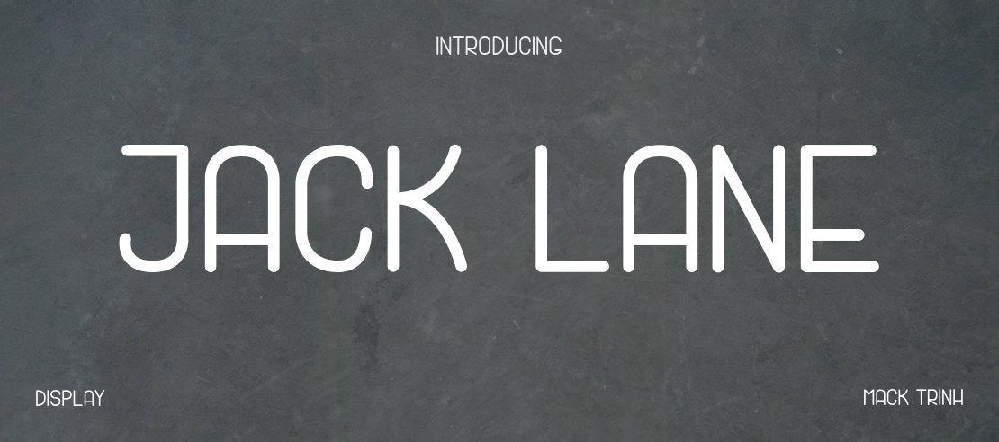 Jack Lane Font