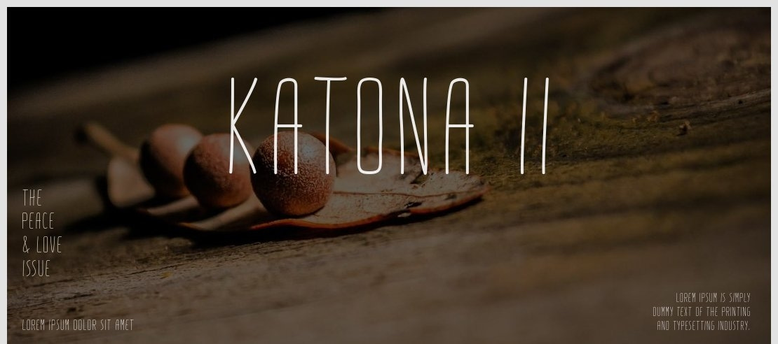 Katona II Font