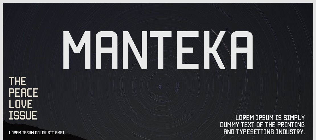 Manteka Font