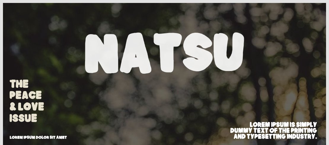 Natsu Font