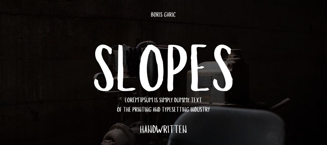 Slopes Font