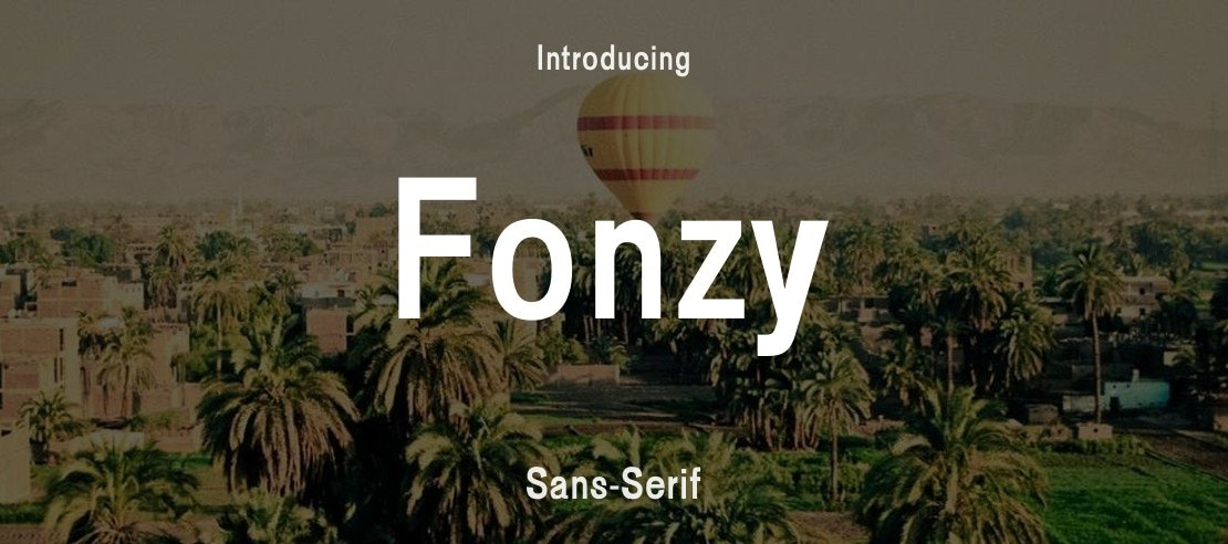 Fonzy Font Family