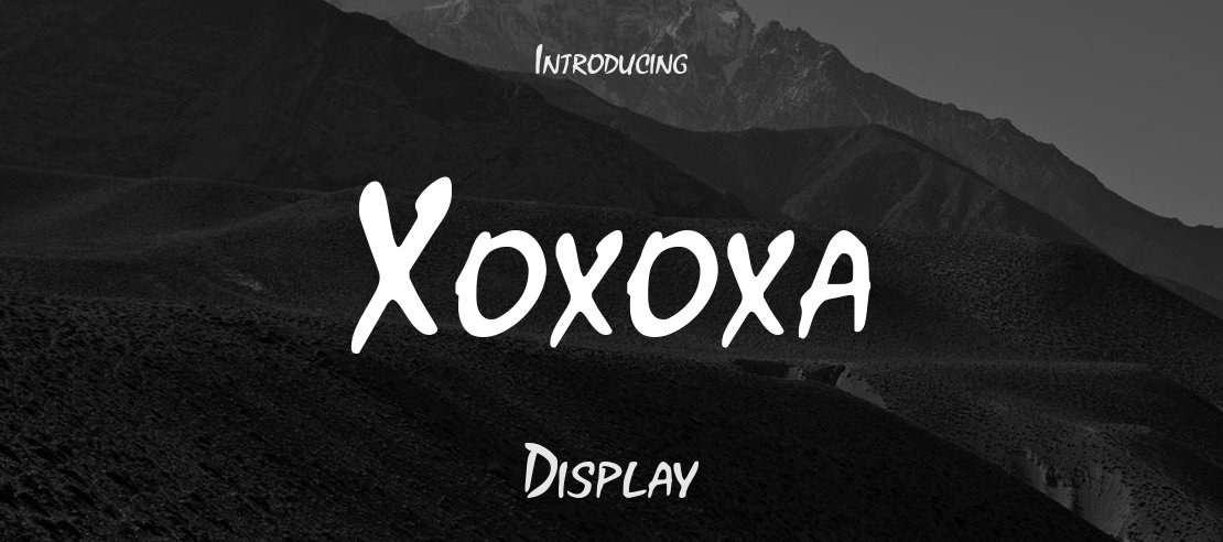 Xoxoxa Font