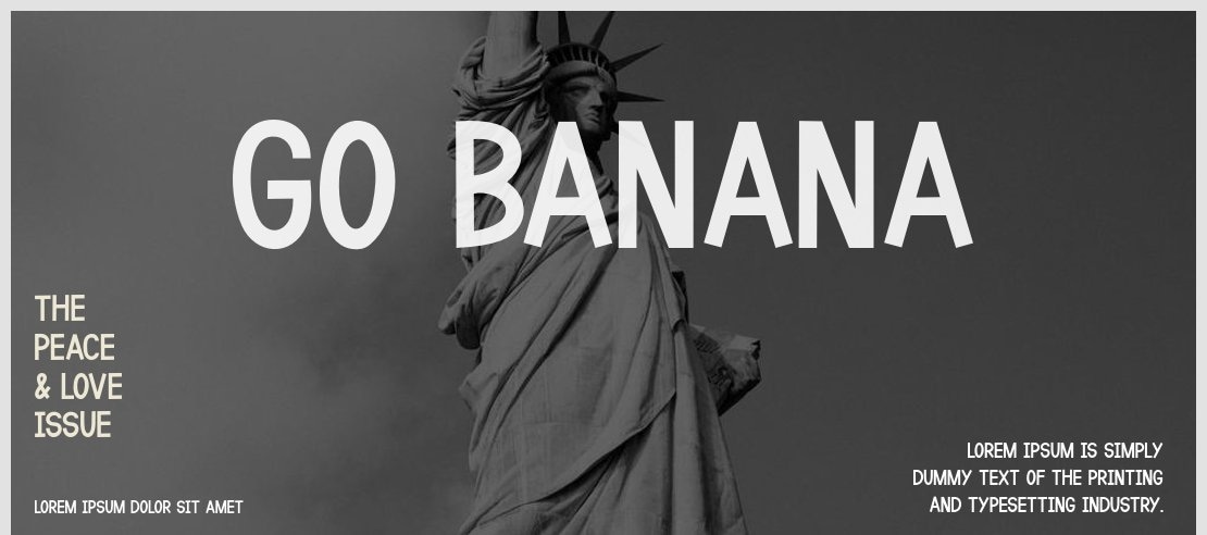 Go Banana Font