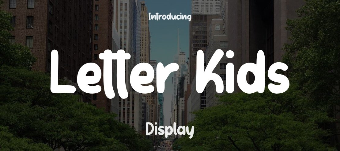 Letter Kids Font