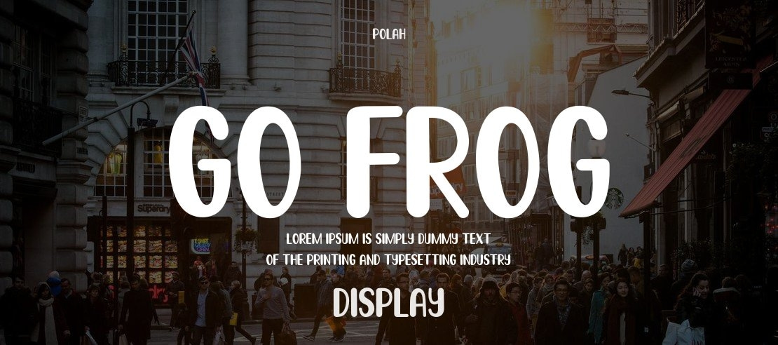 Go Frog Font