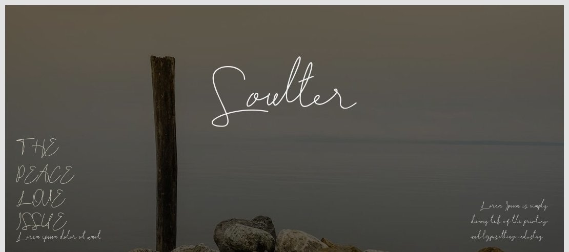 Soulter Font