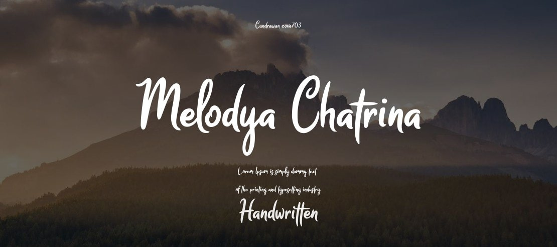 Melodya Chatrina Font Family