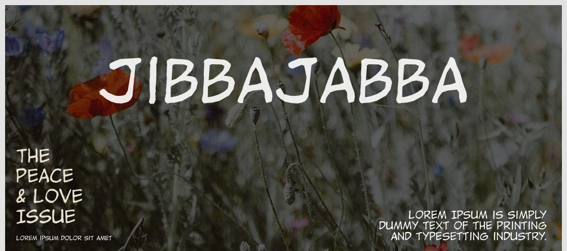 Jibbajabba Font Family