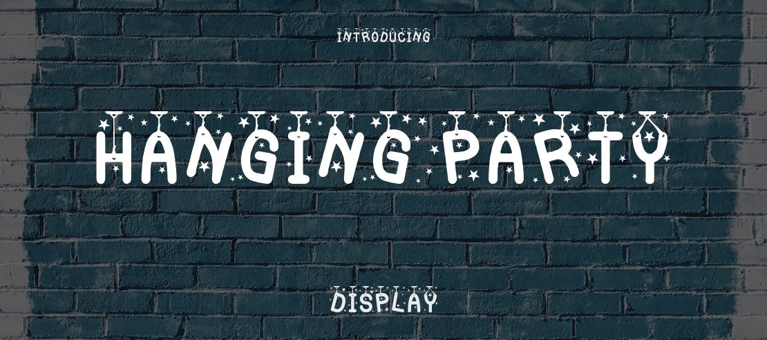Hanging Party Font