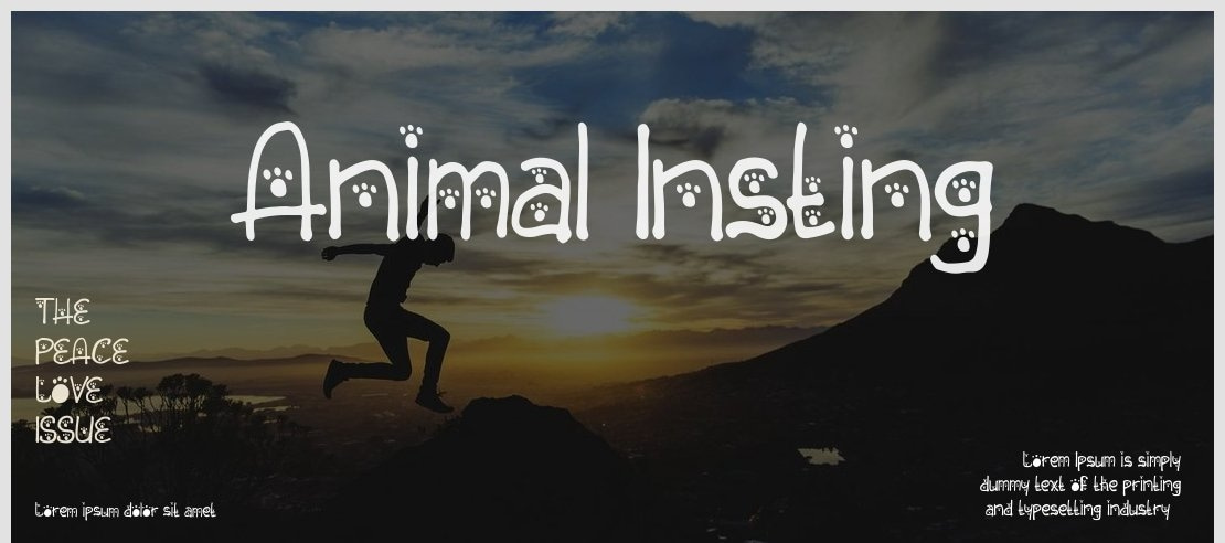 Animal Insting Font