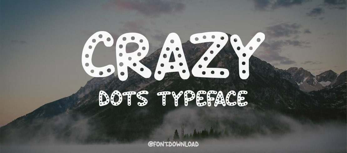 Crazy Dots Font