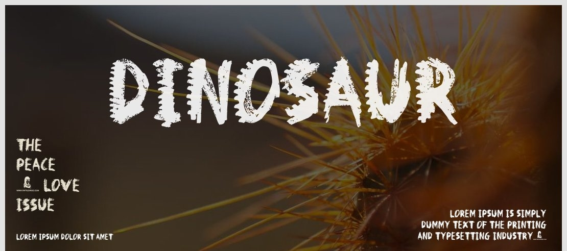 Dinosaur Font