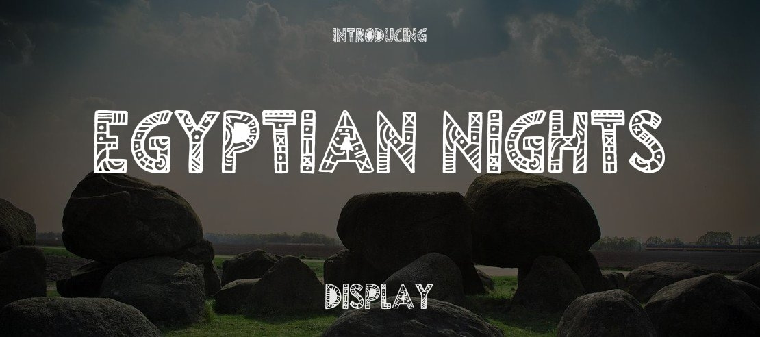 Egyptian Nights Font