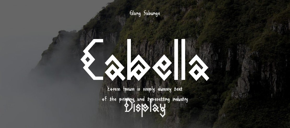 Cabella Font