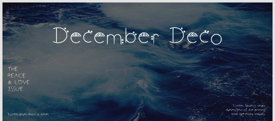 December Deco Font
