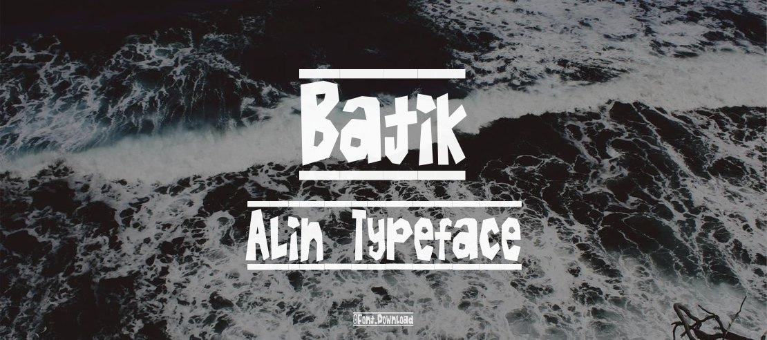 Batik Alin Font