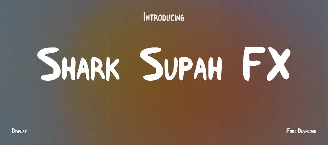 Shark Supah FX Font