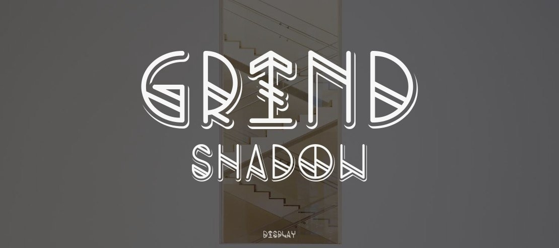 Grind shadow Font Family