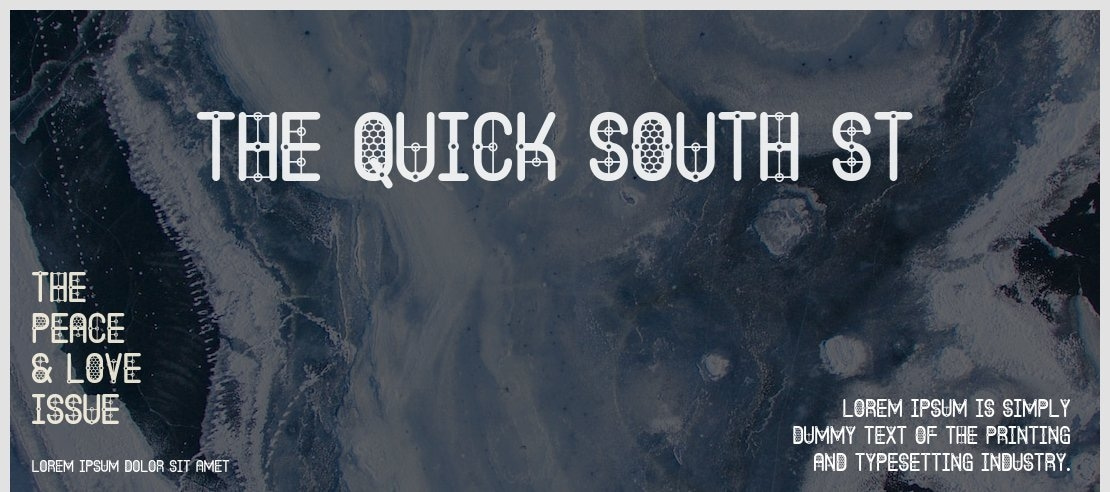 The Quick South St Font