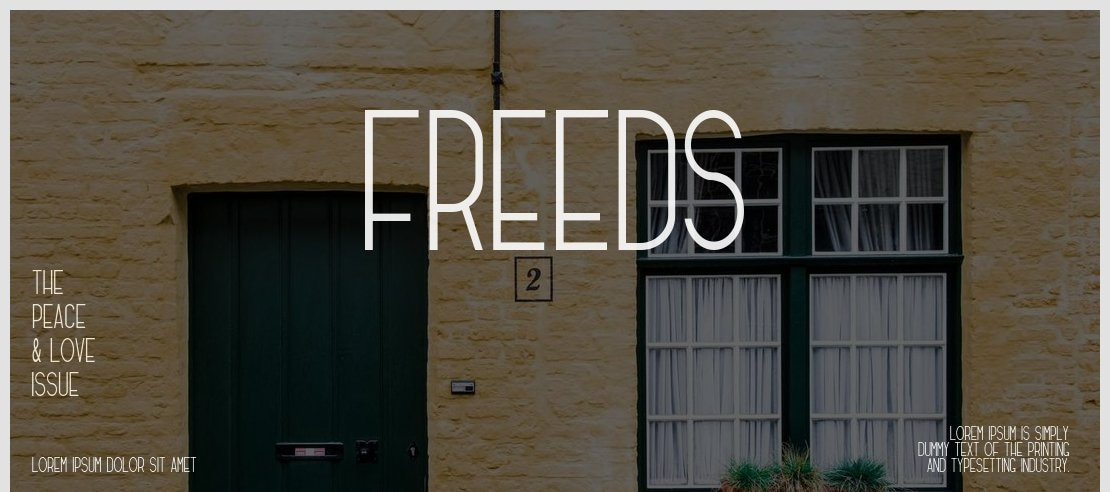 Freeds Font