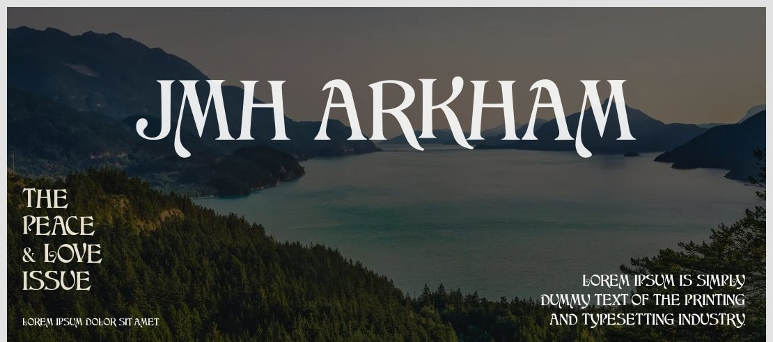 JMH Arkham Font