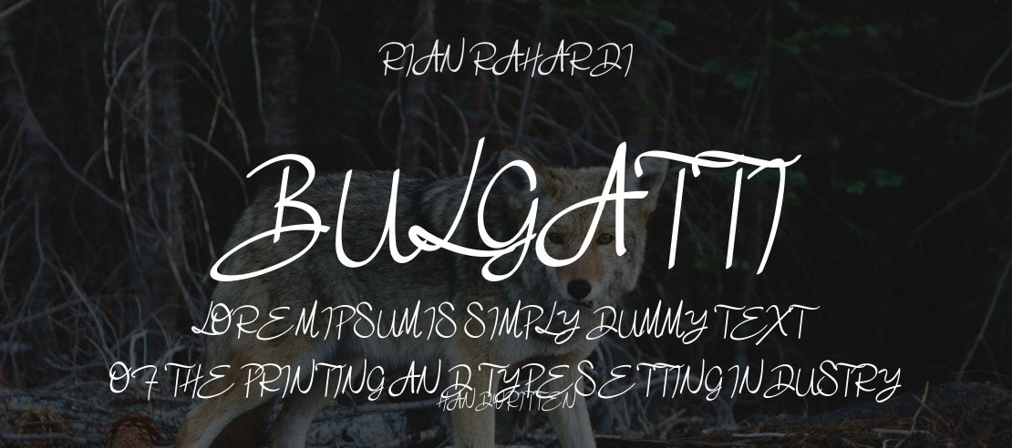 Bulgatti Font