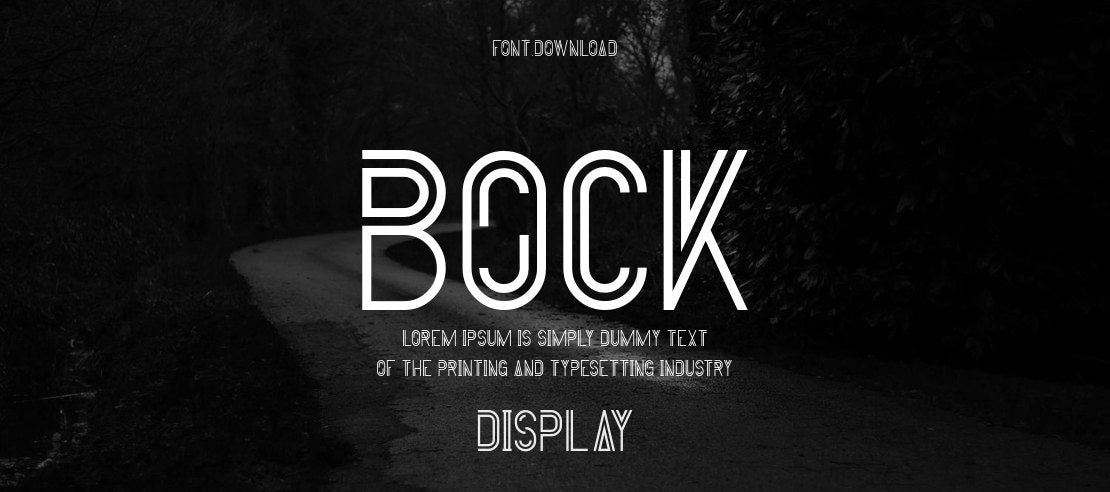 Bock Font