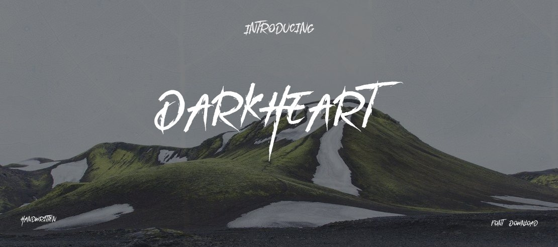 DarkHeart Font