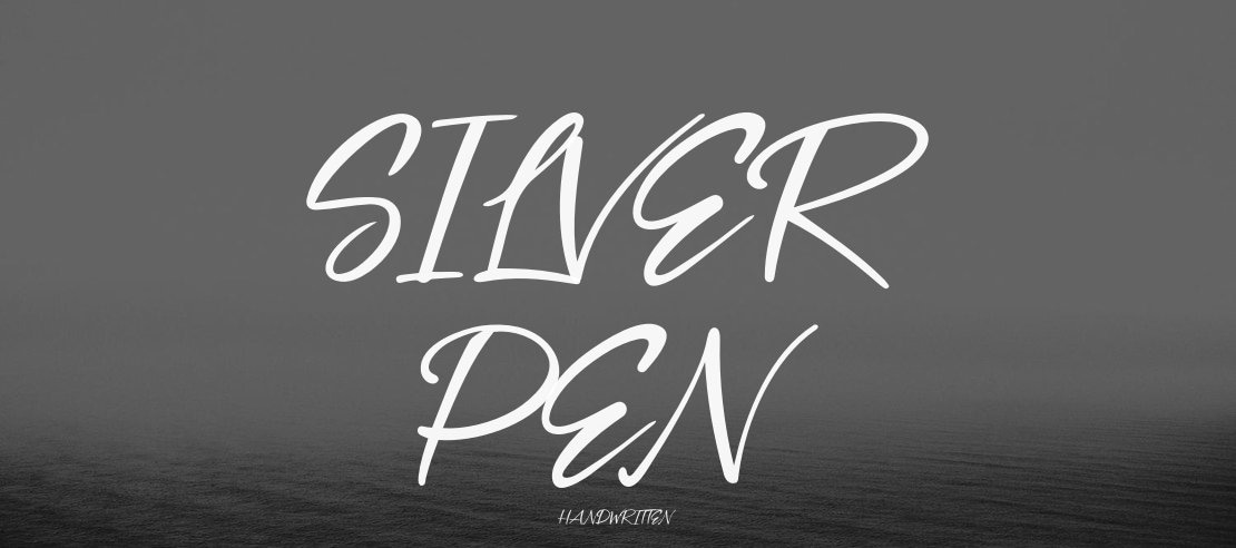 Silver Pen Font