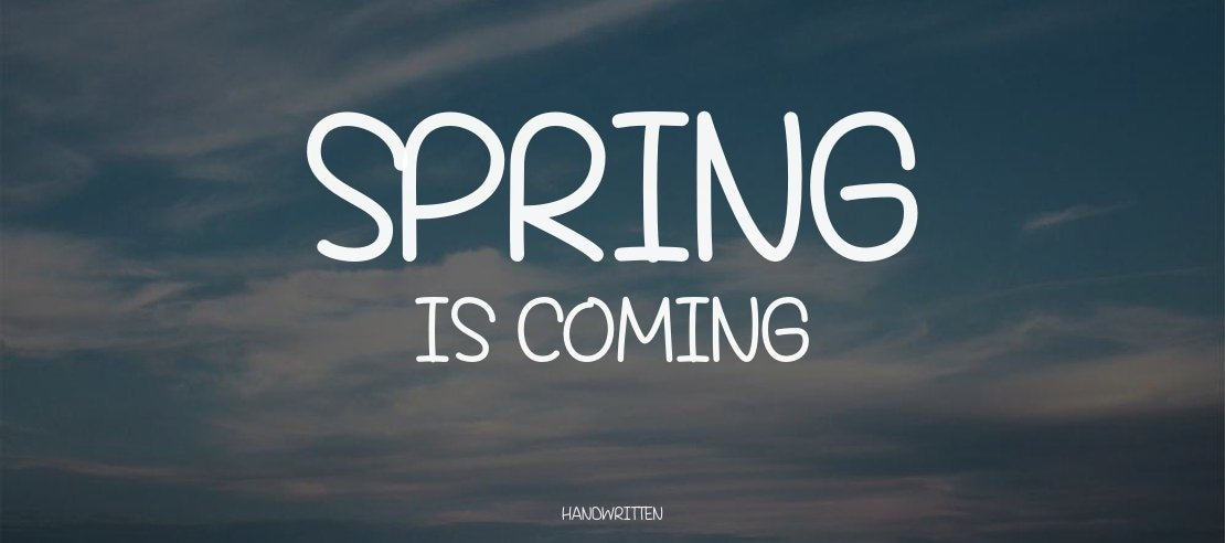 Spring is Coming Font