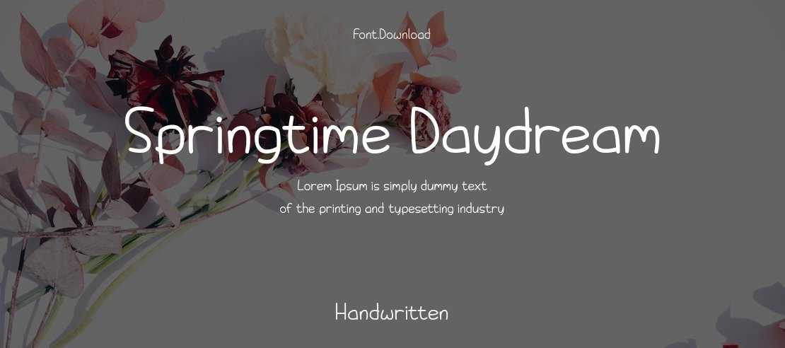 Springtime Daydream Font