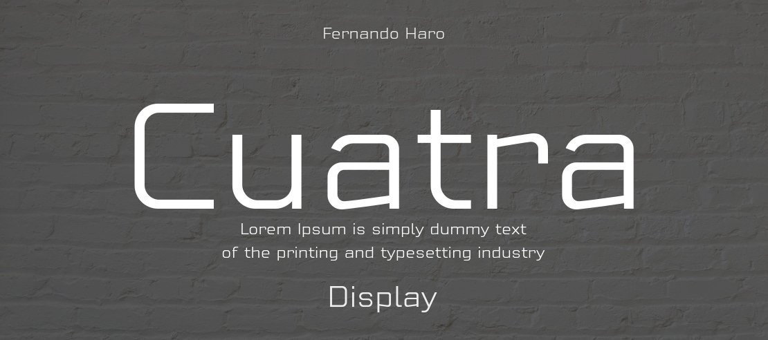 Cuatra Font Family