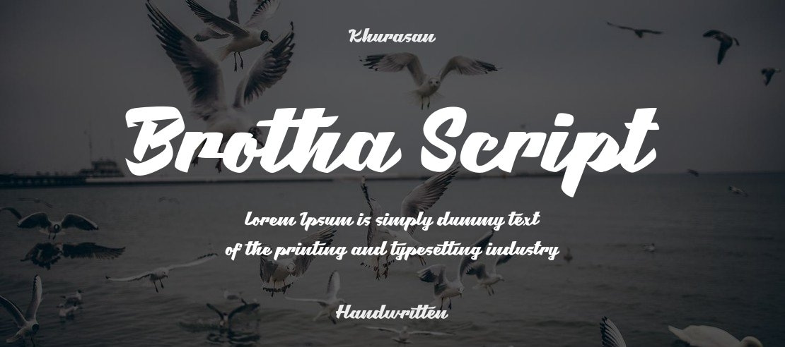 Brotha Script Font