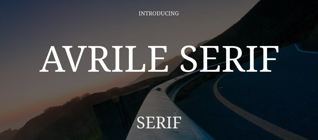 Avrile Serif Font Family
