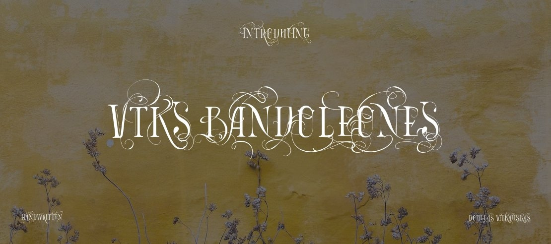 Vtks Bandoleones Font