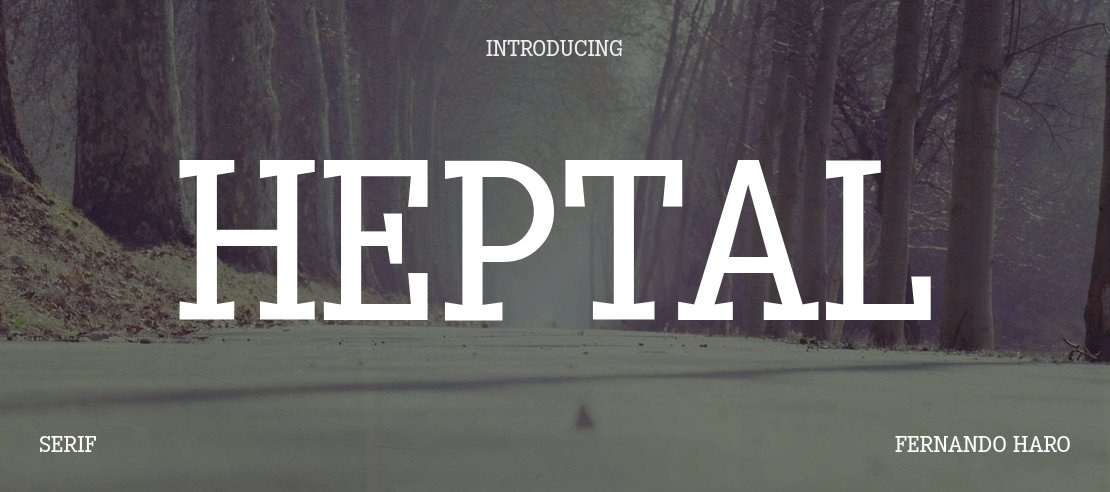 Heptal Font Family