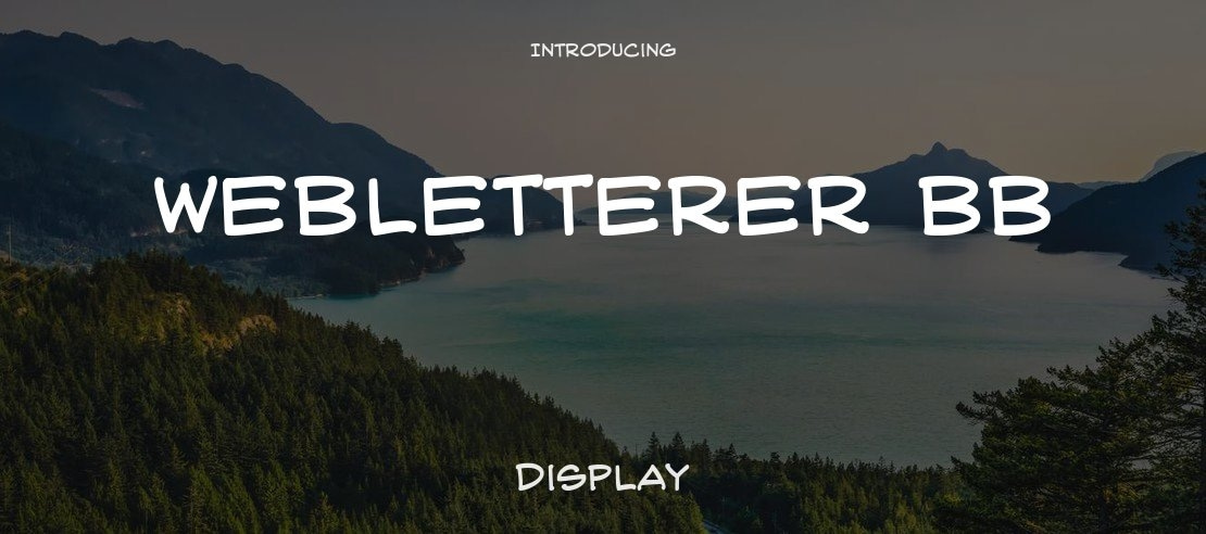 WebLetterer BB Font Family