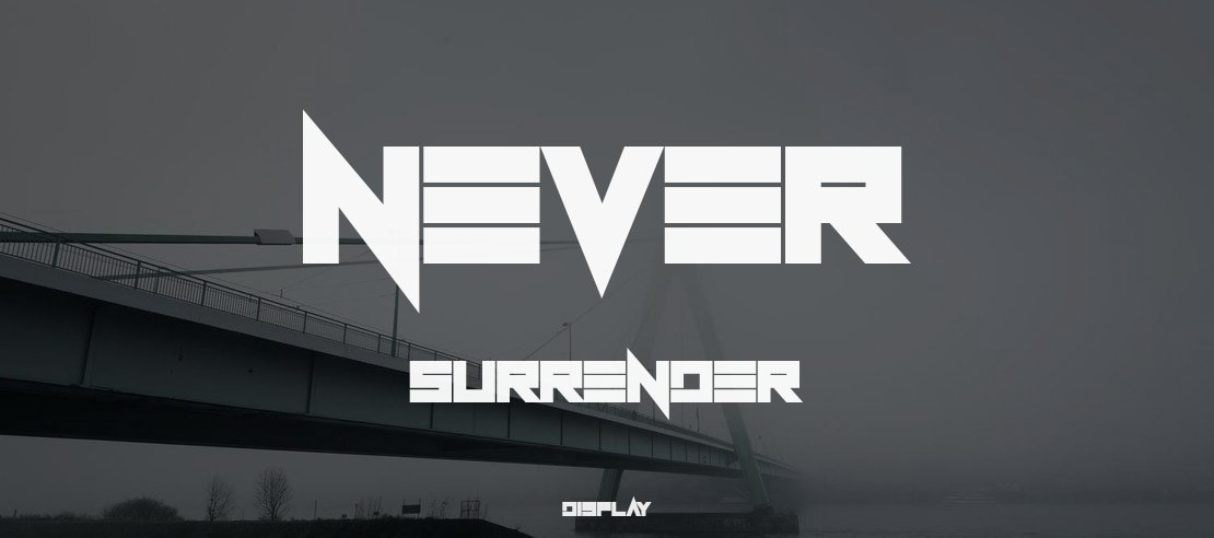 Never Surrender Font
