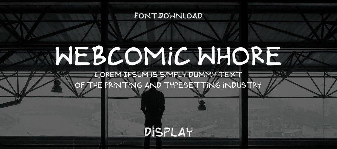 Webcomic Whore Font