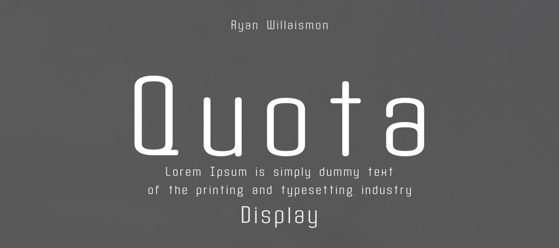 Quota Font Family