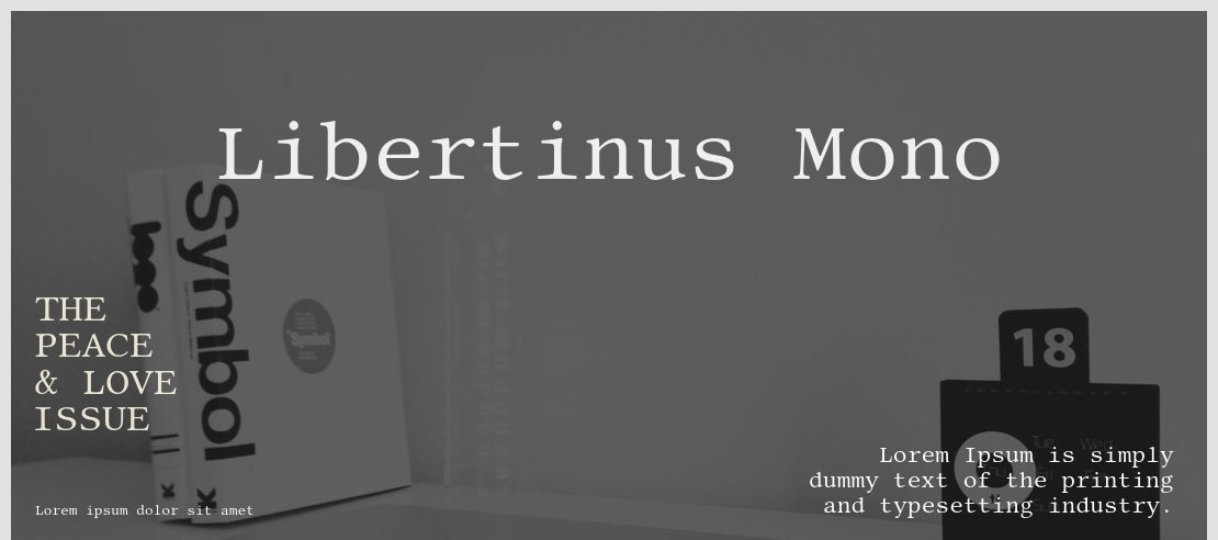 Libertinus Mono Font