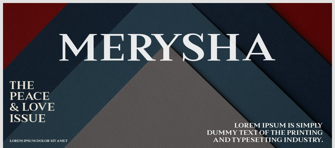 Merysha Font Family