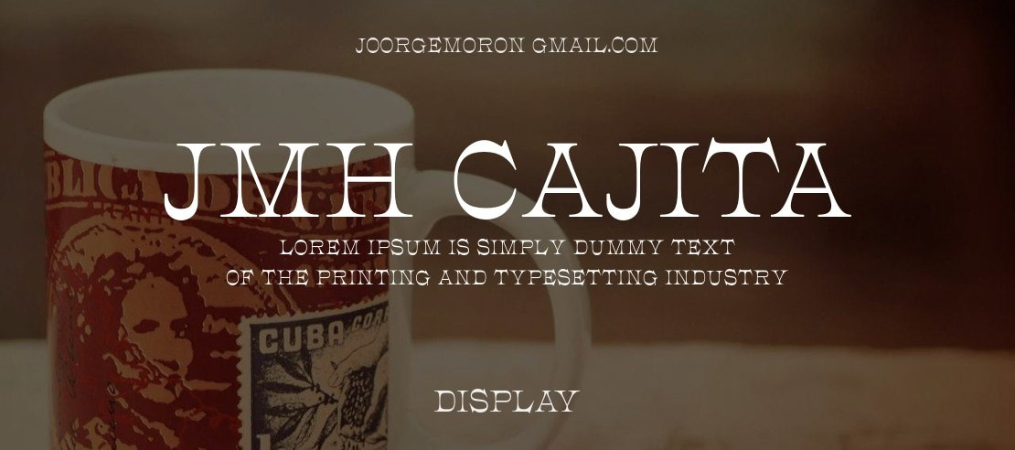 JMH Cajita Font Family