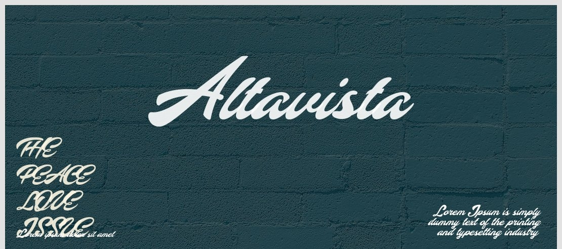 Altavista Font