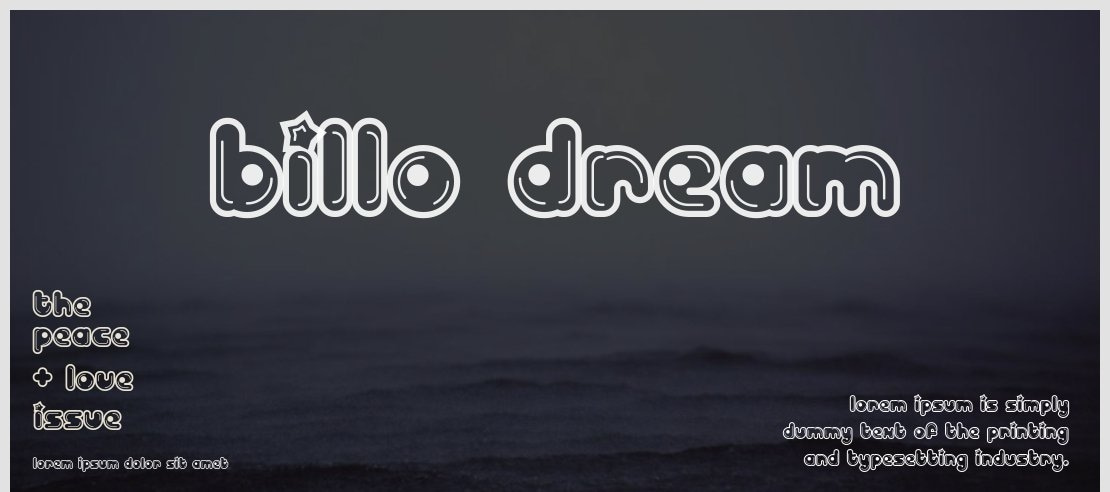 Billo Dream Font