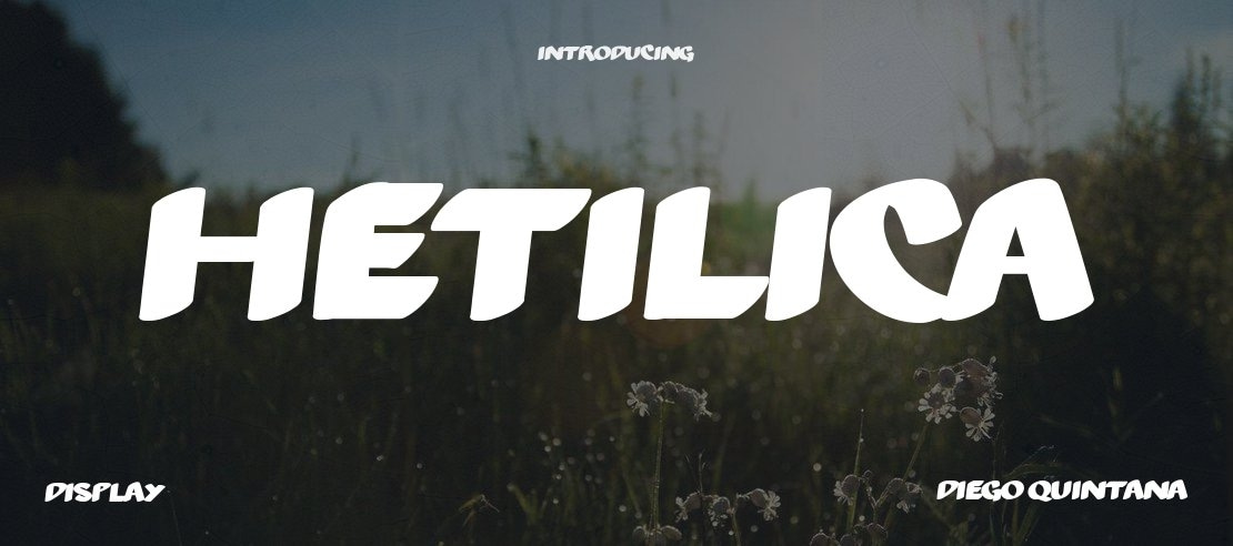 Hetilica Font