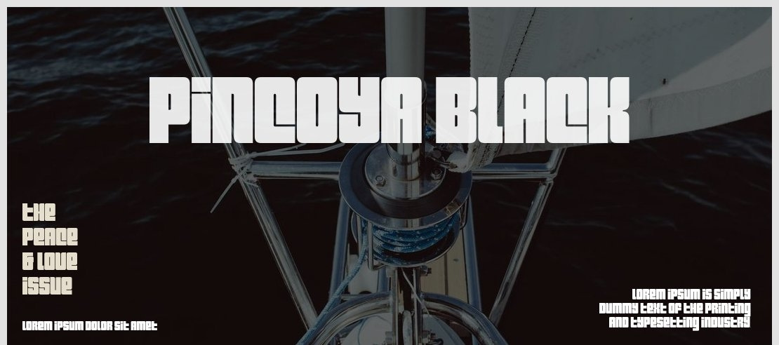 Pincoya Black Font